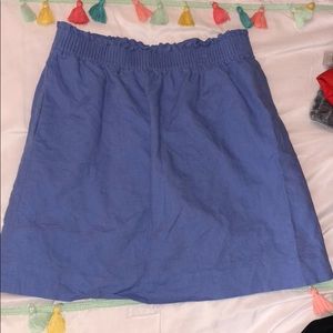 J crew skirt blue size 6